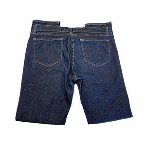 J Brand Womens Mid Rise Skinny Leg Blue Denim Jean